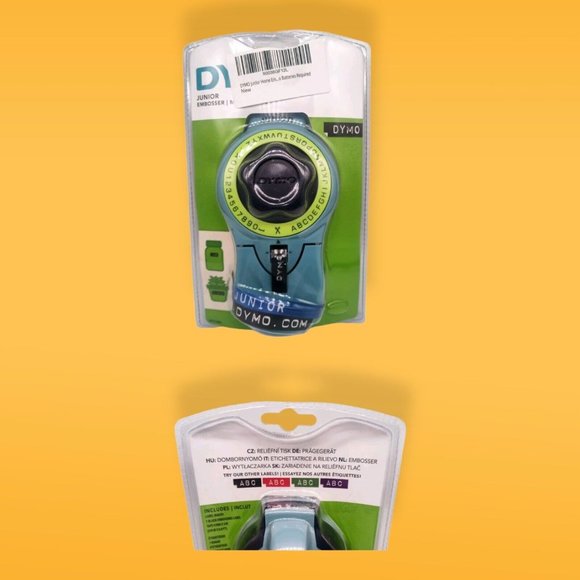 Dymo Office Dymo Junior Embosser Label Maker New Blue Poshmark